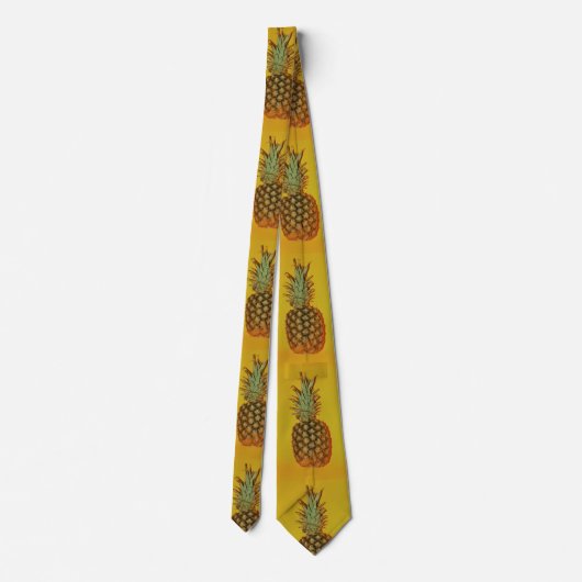 Cravate fermée à ananas coloré (Dos)
