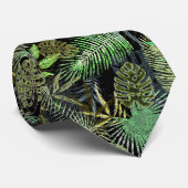 Cravate Fermes tropicales vertes (Roulé)