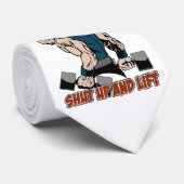 Cravate Fermez et soulevez le haltérophile (Roulé)