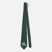 Cravate Fermoir Shamrock Lucky Vert Saint Patrick`s Day (Devant)
