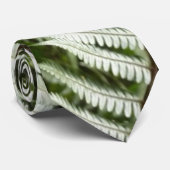 Cravate Fern Fronds II Dark Green Nature (Roulé)