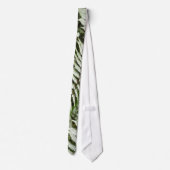 Cravate Fern Fronds II Dark Green Nature (Dos)