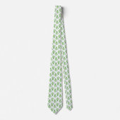 Cravate Fern Motif Feuille (Devant)