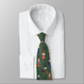 Cravate Festive Christmas nutcracker tiled pattern (Attaché)