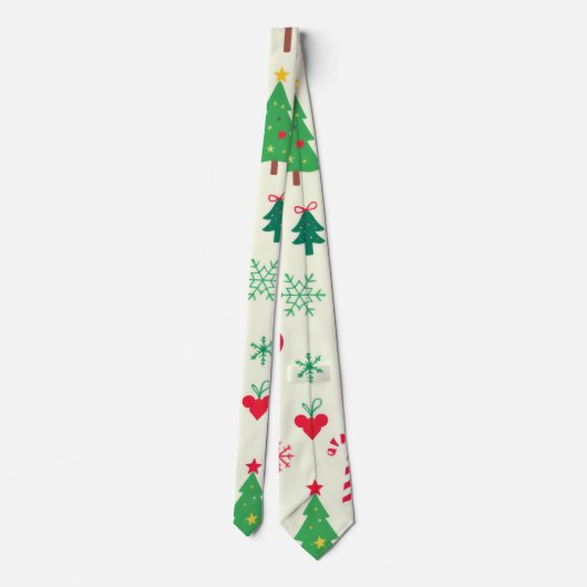 Cravate Festive Christmas Pattern (Dos)