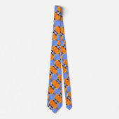 Cravate Festive moderne Halloween Motif en soie (Devant)
