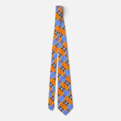 Cravate Festive moderne Halloween Motif en soie (Dos)