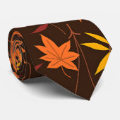 Cravate Fête d'automne (Roulé)