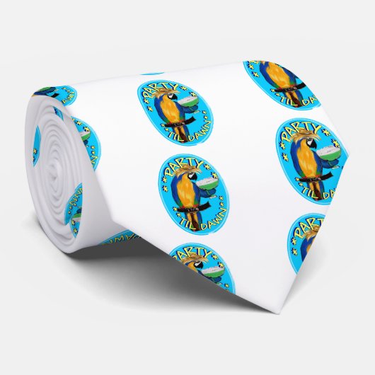 CRAVATE FÊTE DES PARROTS (Roulé)
