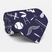Cravate Fête des pères de la marine (Roulé)