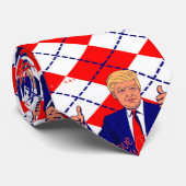 Cravate fête des pères donald trump (Roulé)