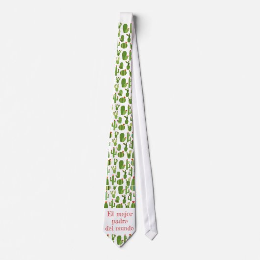 Cravate Fête des pères mexicaine : Style Cactus (Devant)