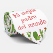 Cravate Fête des pères mexicaine : Style Cactus (Roulé)