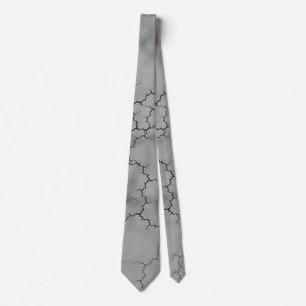 Cravate Fête des pères Motif en marbre gris