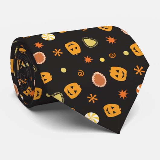 Cravate Fête d'Halloween (Roulé)