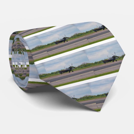 Cravate Feu d'artifice après atterrissage (Roulé)