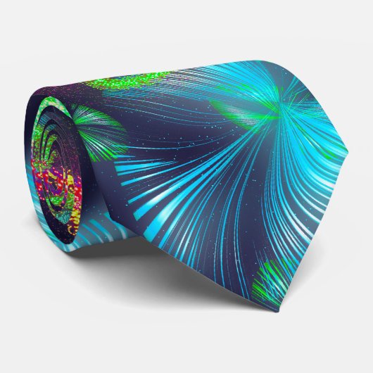 Cravate Feu d'artifice, bébé ! - (Roulé)