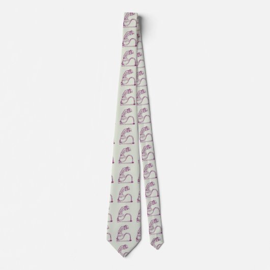 Cravate Feu de circulation triste (Devant)