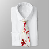 Cravate feuille automne (Attaché)