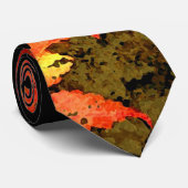 Cravate feuille d'automne (Roulé)