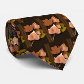 Cravate Feuille d'automne (Roulé)
