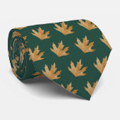 Cravate Feuille d'automne (Roulé)