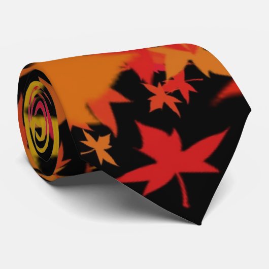 Cravate Feuille de chute (Roulé)