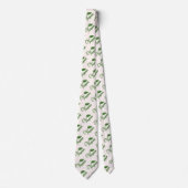 Cravate Feuille de logo Vegan (Devant)