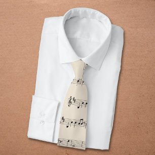 Cravate Feuille de musique