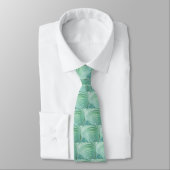 Cravate Feuille de palmier de plante verte douce (Attaché)