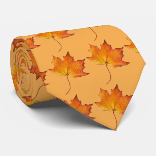Cravate Feuille d'érable (Roulé)