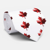 Cravate Feuille d'érable du drapeau du Canada (Roulé)