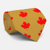 Cravate Feuille d'érable RedTransp les cadeaux de Zazzle d (Roulé)