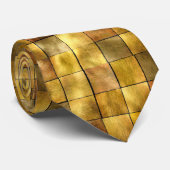 Cravate feuille d'or (Roulé)