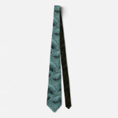 Cravate Feuille Motif Sparkling Palm ID Turquoise831 (Devant)