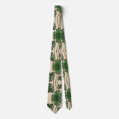 Cravate Feuille Tropicale de Monstera (Devant)
