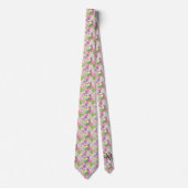 Cravate : Feuilles Abstraits (jaune) (Devant)