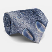 Cravate Feuilles avec Raindrops (Roulé)