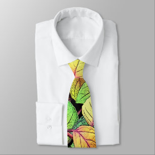 Cravate Feuilles brillants