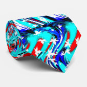 Cravate Feuilles dansants (Roulé)