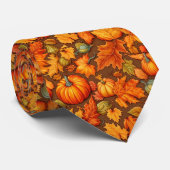 Cravate Feuilles d'automne (Roulé)
