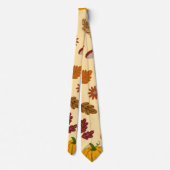 Cravate Feuilles d'automne (Dos)