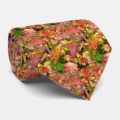 cravate 'Feuilles d'automne' (Roulé)