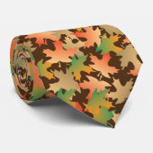 Cravate Feuilles d'automne (Roulé)