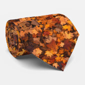 Cravate Feuilles d'automne (Roulé)