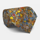 Cravate "Feuilles d'automne" (Roulé)