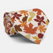 Cravate Feuilles d'automne automnales (Roulé)