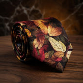 Cravate Feuilles d'automne Couleurs d'automne