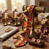 Cravate Feuilles d'automne Couleurs d'automne