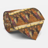 Cravate Feuilles d'automne de Sir John Everett Millais (Roulé)